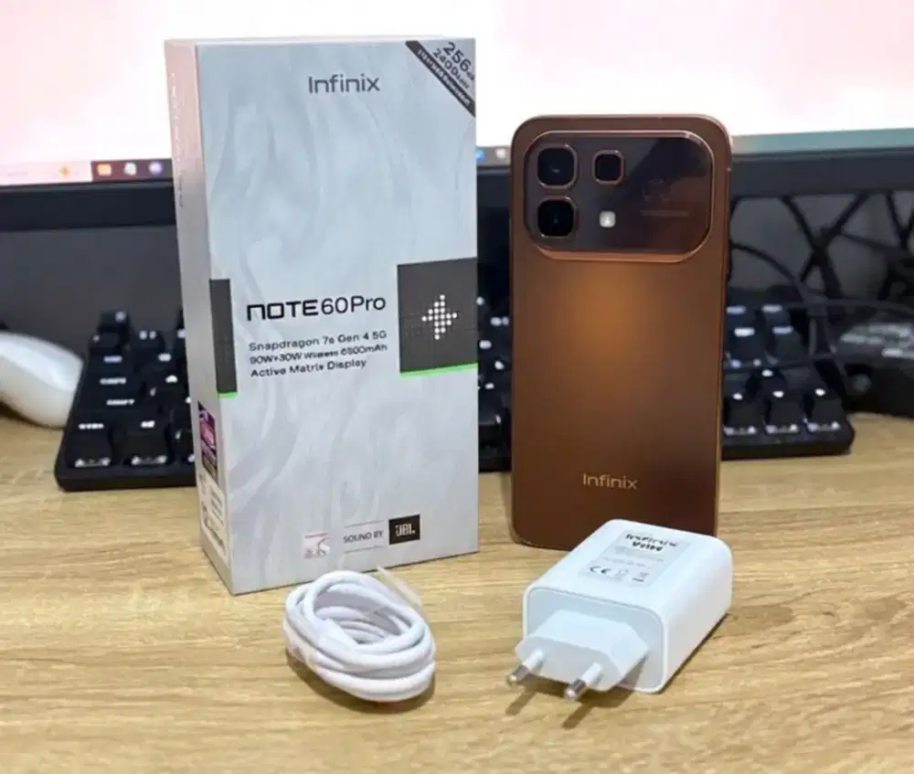 INFINIX NOTE 60 PRO
12/256 (Tertinggi) Fullset Garansi - Bintaro/BSD