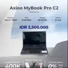 AXIOO MYBOOK PRO C2 CELERON N4020 RAM 8GB SSD 256GB LIKE NEW