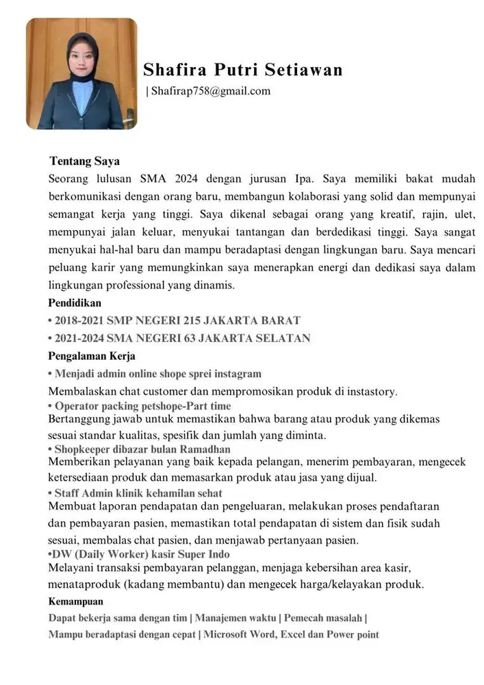 mencari pekerjaan