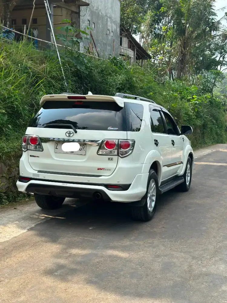 Jual mobil pribadi fortuner G trd At disel
