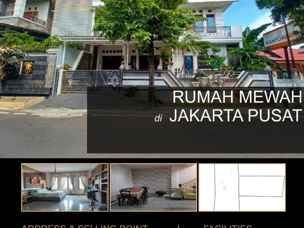 Dijual Lelang Rumah Strategis di Area Cempaka Putih Timur Jakarta Pusat