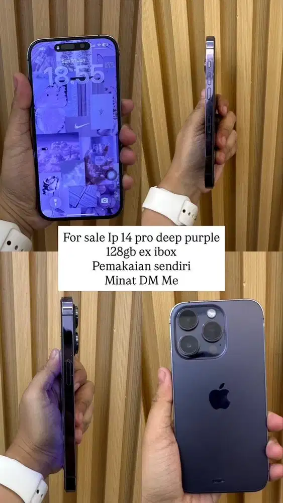 Dijual Iphone 14 pro 128Gb