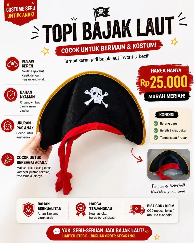 TOPI BAJAK LAUT