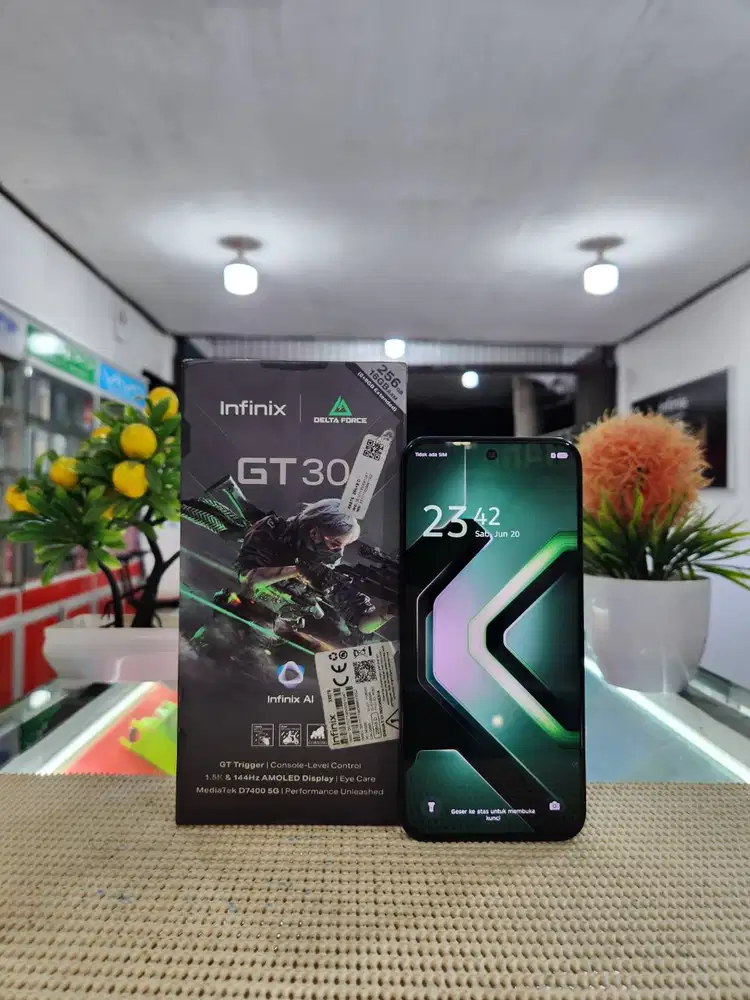 Infinix GT 30 5G Ram 8+8Gb/ 256Gb Fullset Mulus Ori 100% Bergaransi