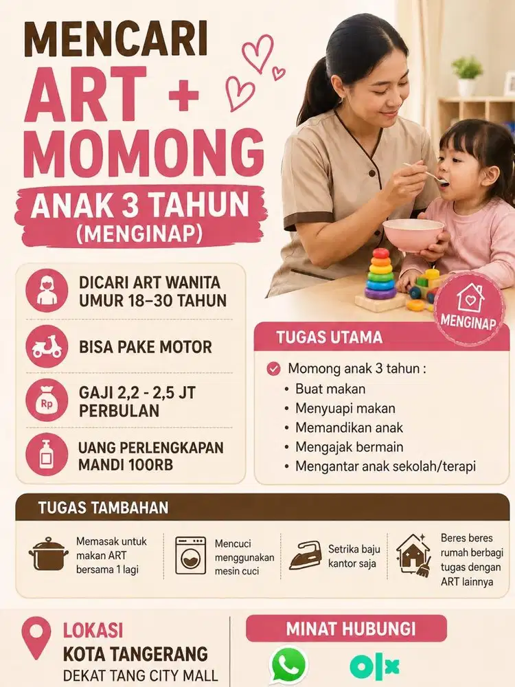 Dibutuhkan ART Anak