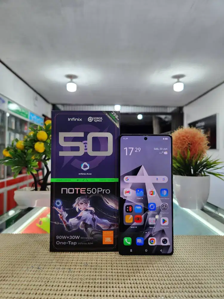 Infinix Note 50 Pro Ram 8+8Gb/ 256Gb Fullset Original 100% Bergaransi
