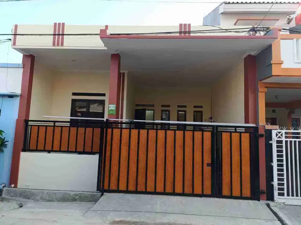 Dijual rumah siap huni di harapan indah  bangunan baru (renovasi total). Bekasi Barat