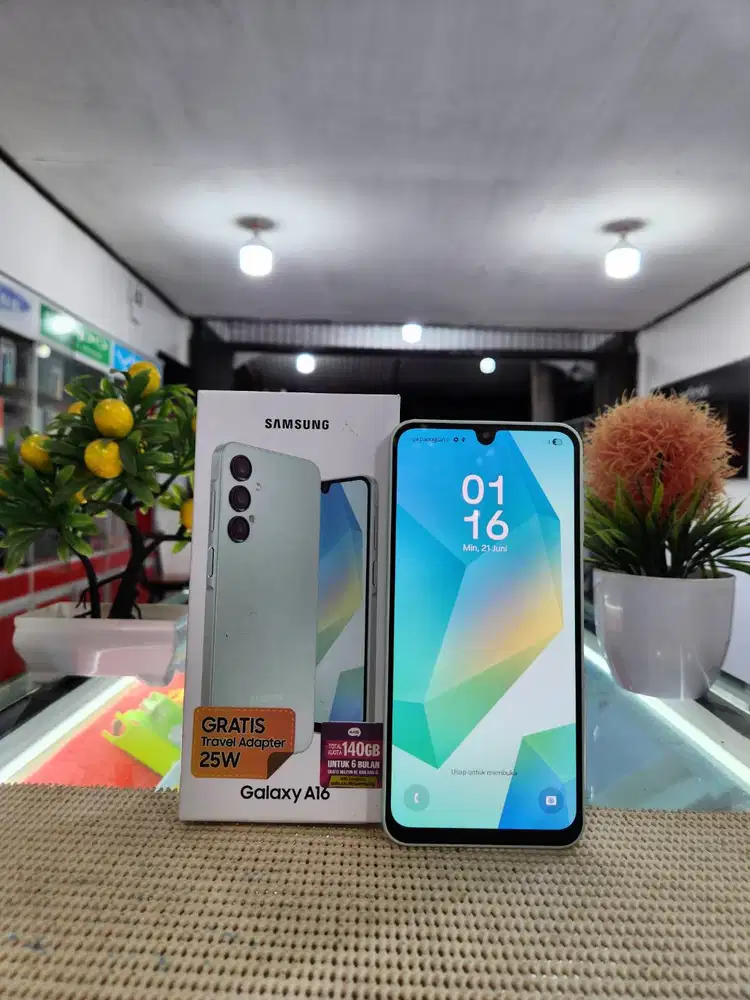 Samsung A16 Ram 8+8Gb/ 128Gb Fullset Mulus Original 100% Bergaransi