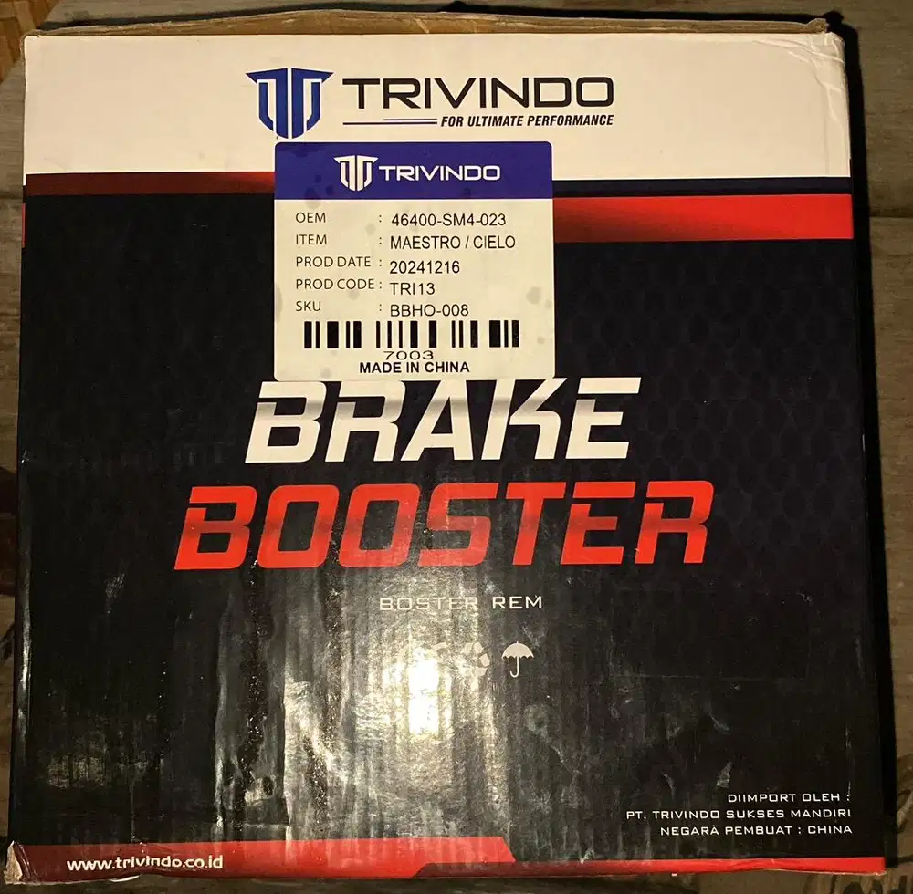 Booster rem honda maestro/cielo