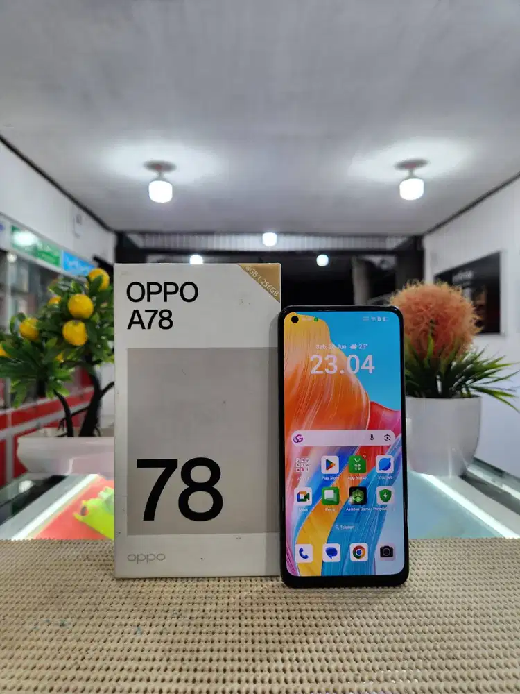 Oppo A78 Ram 8+8Gb/ 256Gb Wifi Only (Unit Malaysia) Mulus Bergaransi