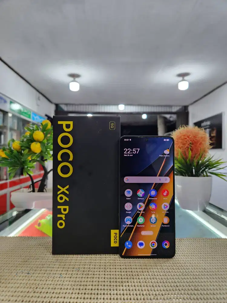 Poco X6 Pro 5G Ram 12+12Gb/ 512Gb Fullset Mulus Ori 100% Bergaransi