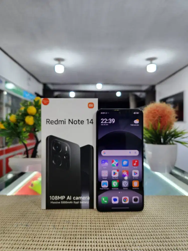 Redmi Note 14 Ram 8+8Gb/256Gb Fulset Original 100% Like New Bergaransi