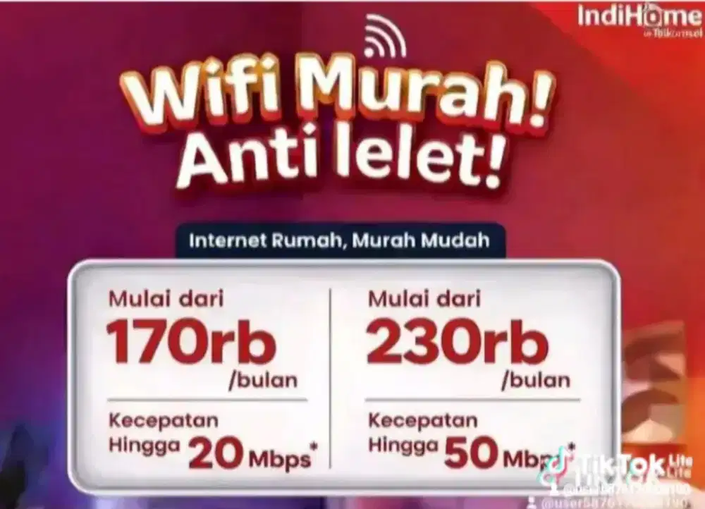 Wifi promo termurah!