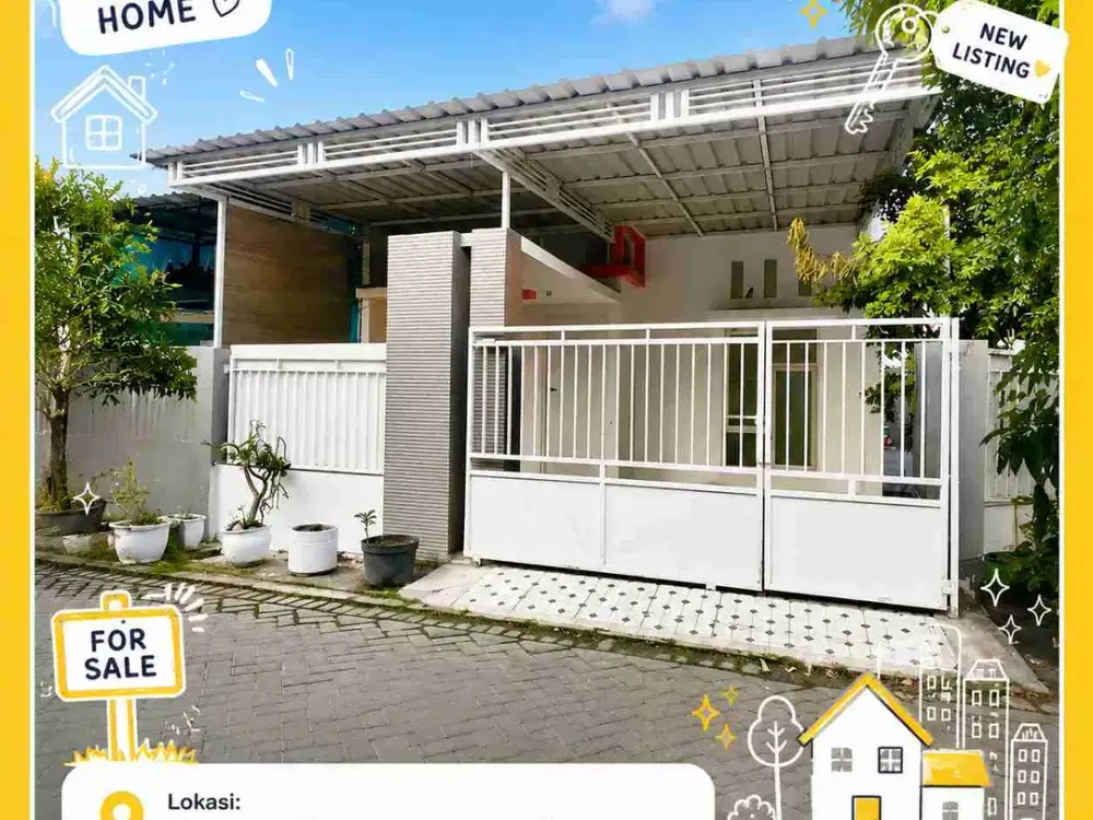 Gunung Anyar Surabaya | Jual Rumah Oper Kredit DP 450 80 m² Perum. Dekat Rungkut UPN MERR Tol Tambak