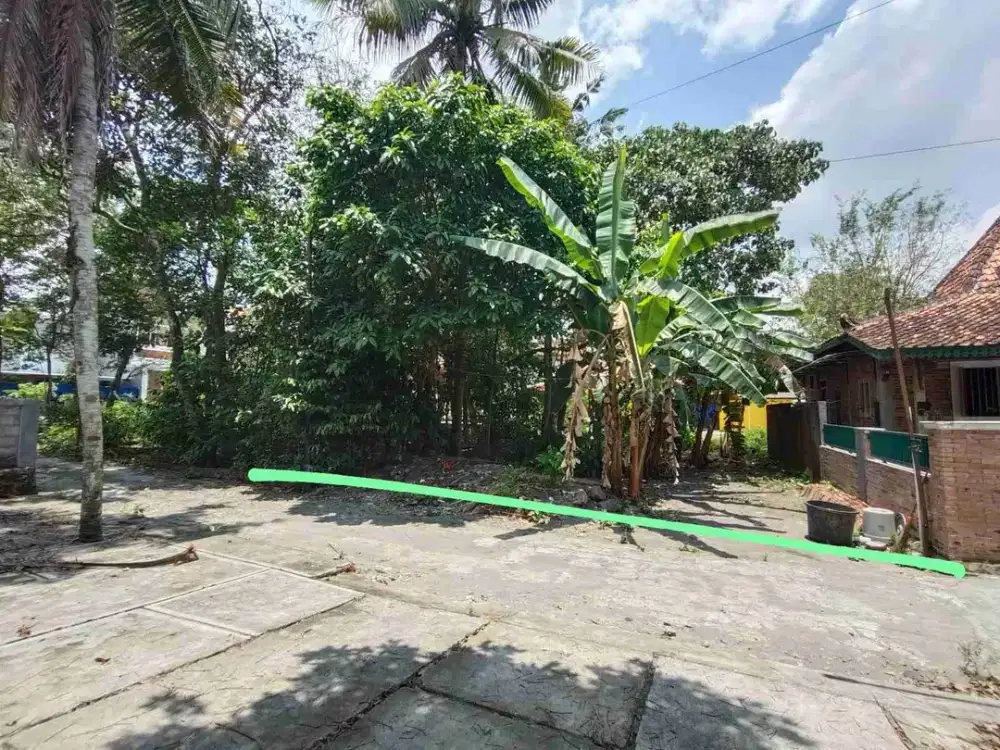 Tanah Pekarangan Murah Samping Kampus UII nglanjaran jl kaliurang km 14
