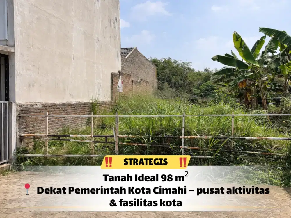 Tanah Dalam Komplek Cihanjuang SHM + IMB, Hanya Rp330 Juta!