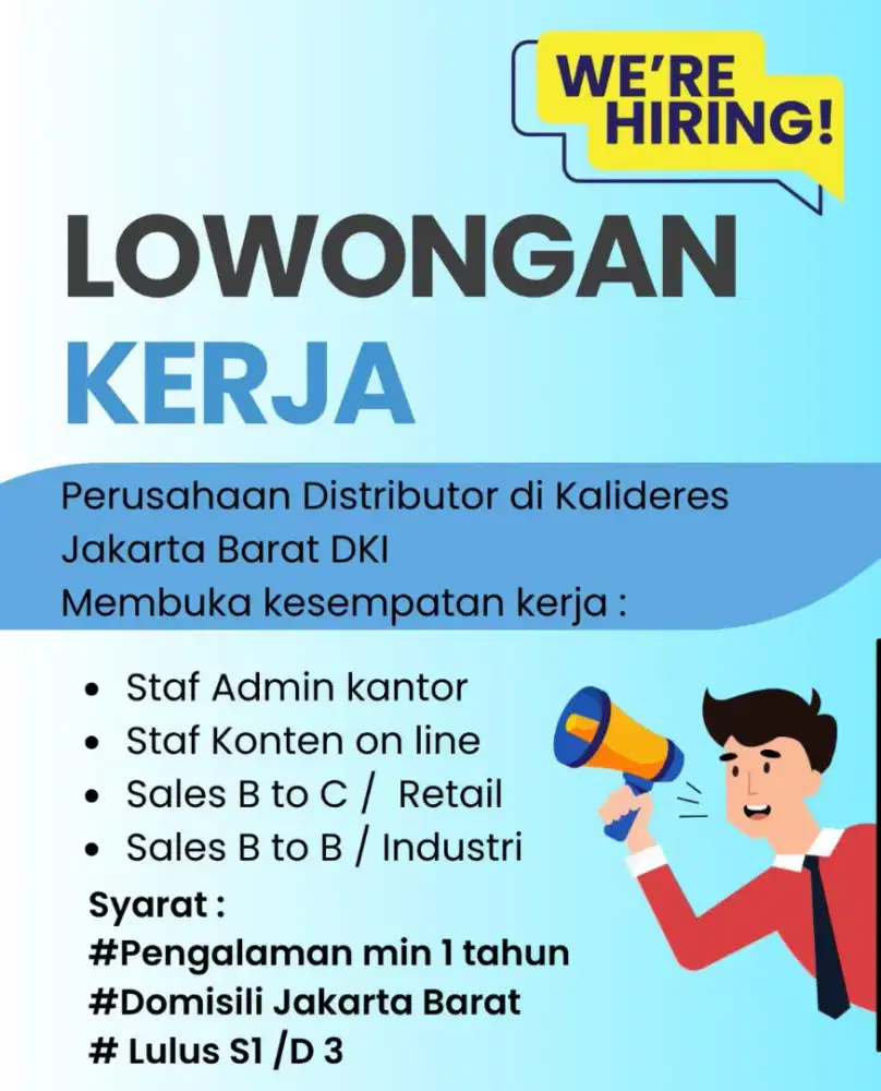 Loker admin & Sales