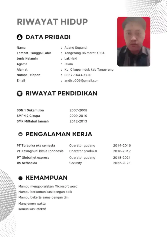 Mencari pekerjaan