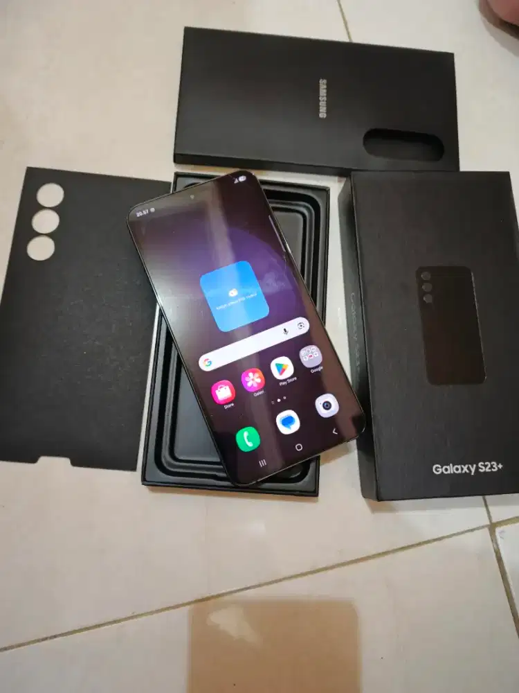 Samsung S23+ 8/256 Sein fullset mlussss 95%, lncarr jaya no kndala