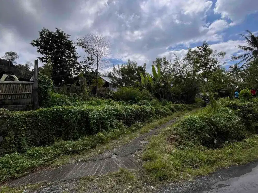 Tanah Siap Bangun Dengan View Sawah Perbukitan Lingkungan Villa