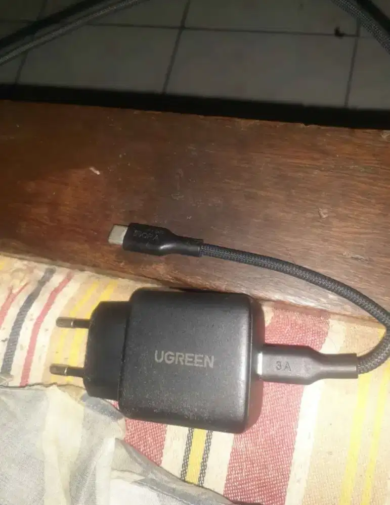Charger ugreen 25 wat+kabel data 1hora 25wat