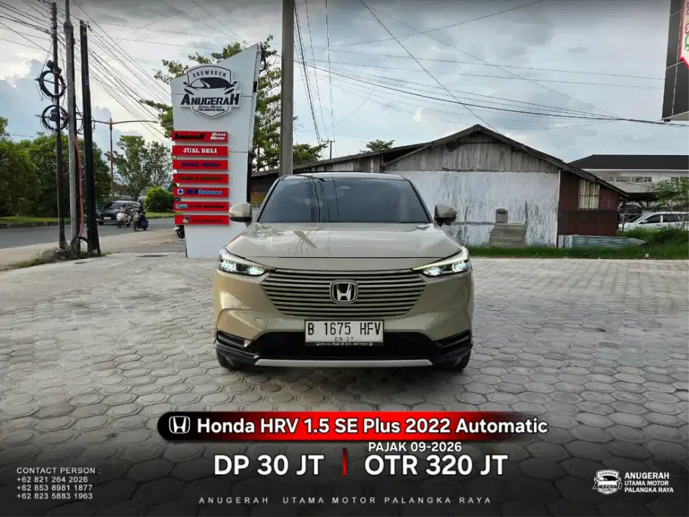Dp 30jt HR-V 1.5 SE PLUS 2022 Automatic Pajak 09-2026