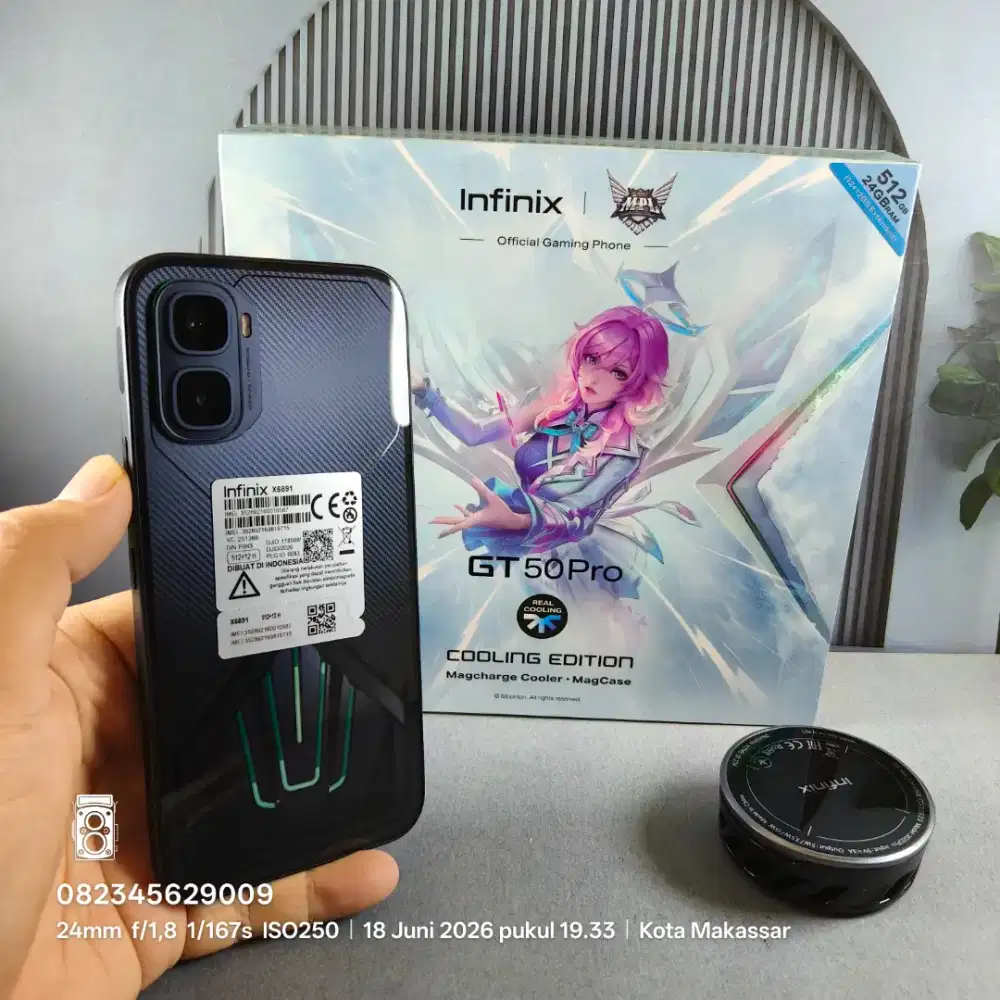 INFINIX GT 50 PRO 24/512 GB BEKAS RESMI