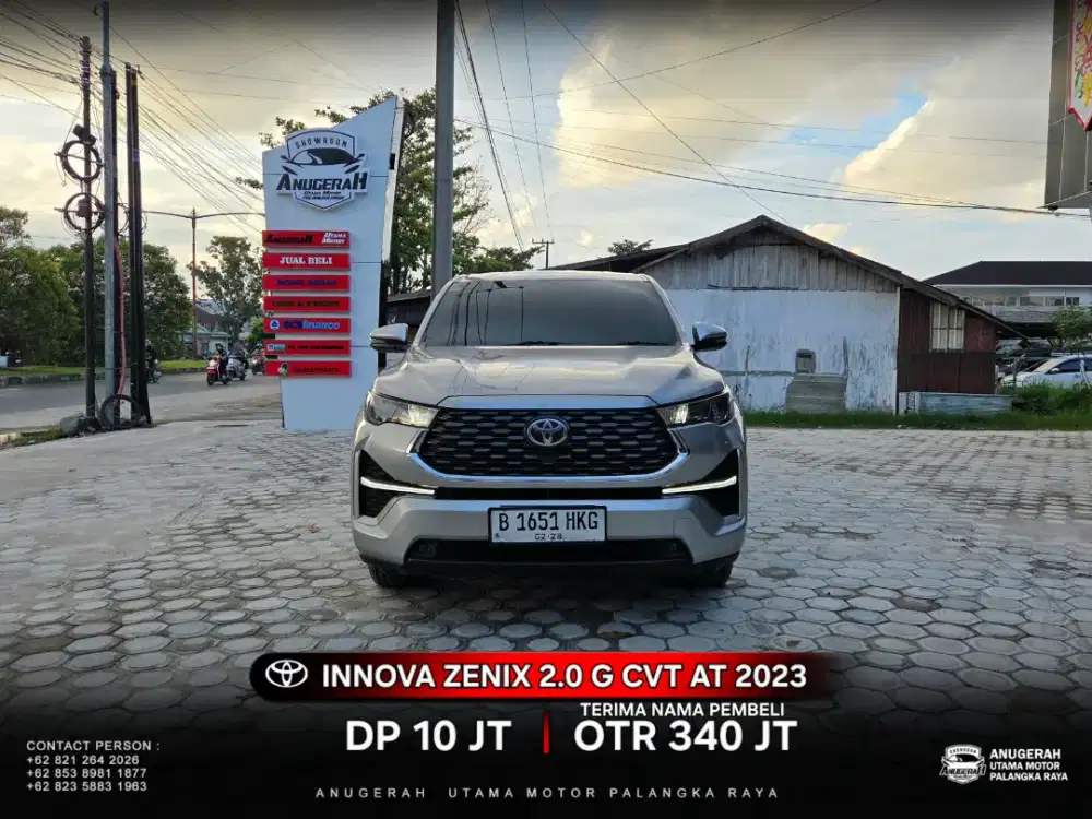 Dp 10jt Innova Zenix 2.0 G CVT 2023 Automatic Terima Balik Nama