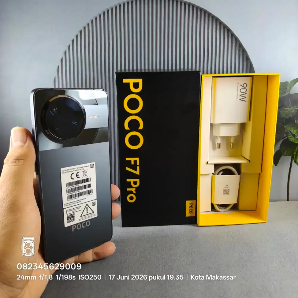 POCO F7 PRO 12/512 GB BEKAS LENGKAP