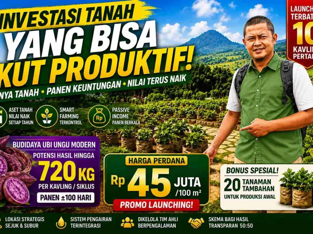 JUAL TANAH KAVLING PRODUKTIF BOGOR TIMUR