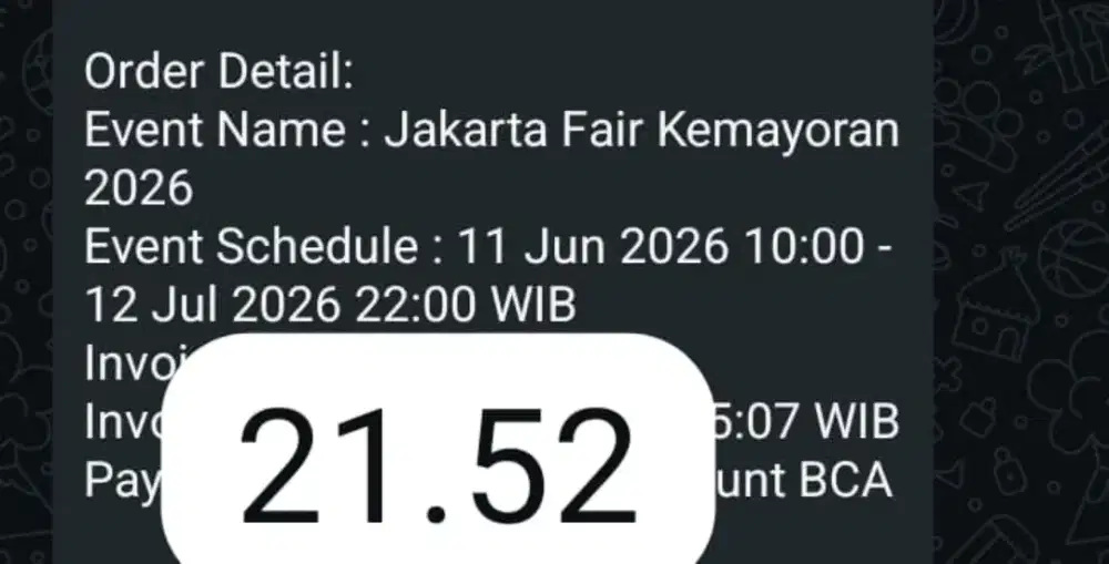 TIKET HINDIA PRJ