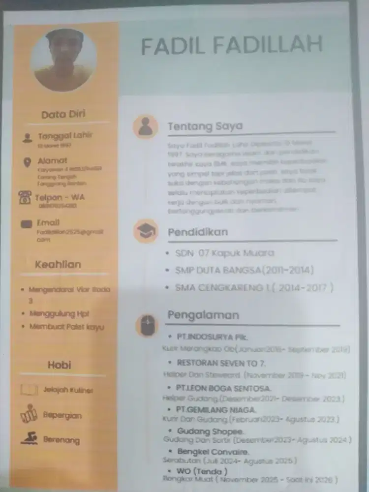 Mencari pekerjaan