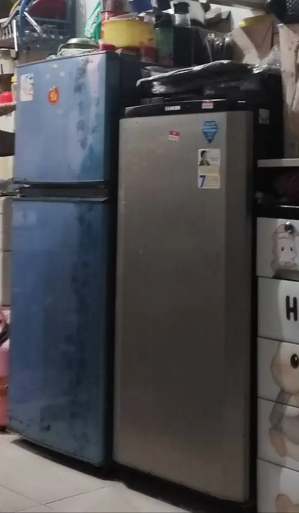 Dijual kulkas couple 2 pintu dan 1 pintu