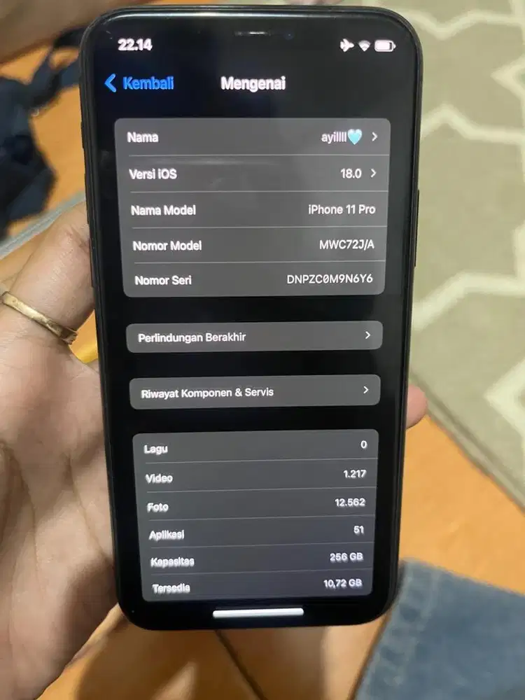 Iphone 11 Pro 256GB wifi only
