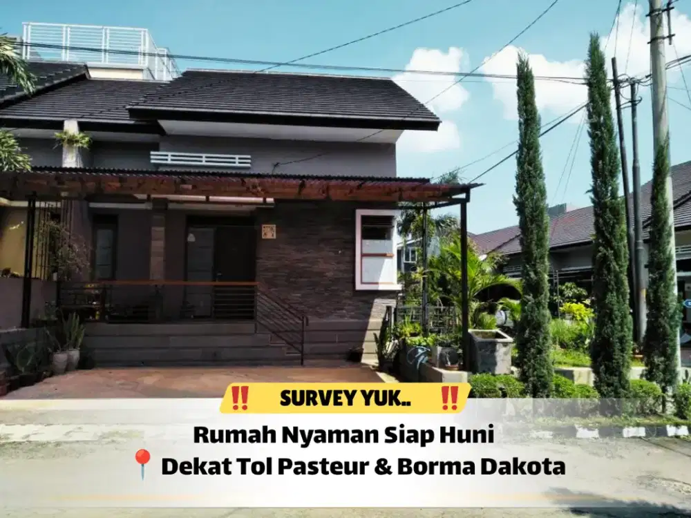 Rumah Gunung Batu Dekat Tol Pasteur! Harga 1,4 M, Buruan Survey Sekarang