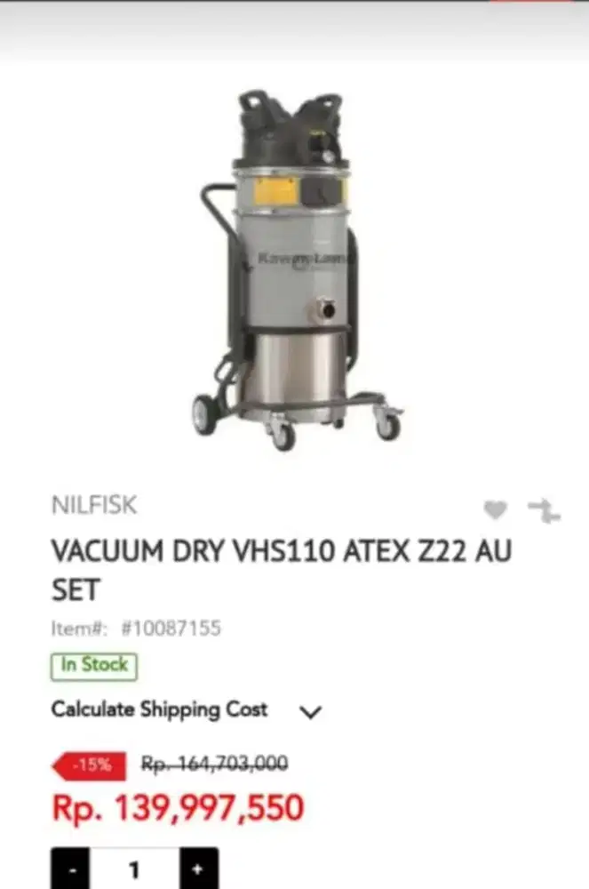 Vacuum Dry VHS110