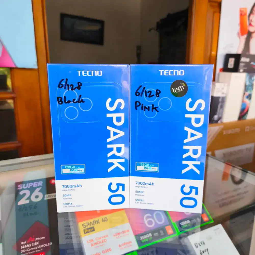 Tecno Spark 50 6/128 128gb baru resmi bnib