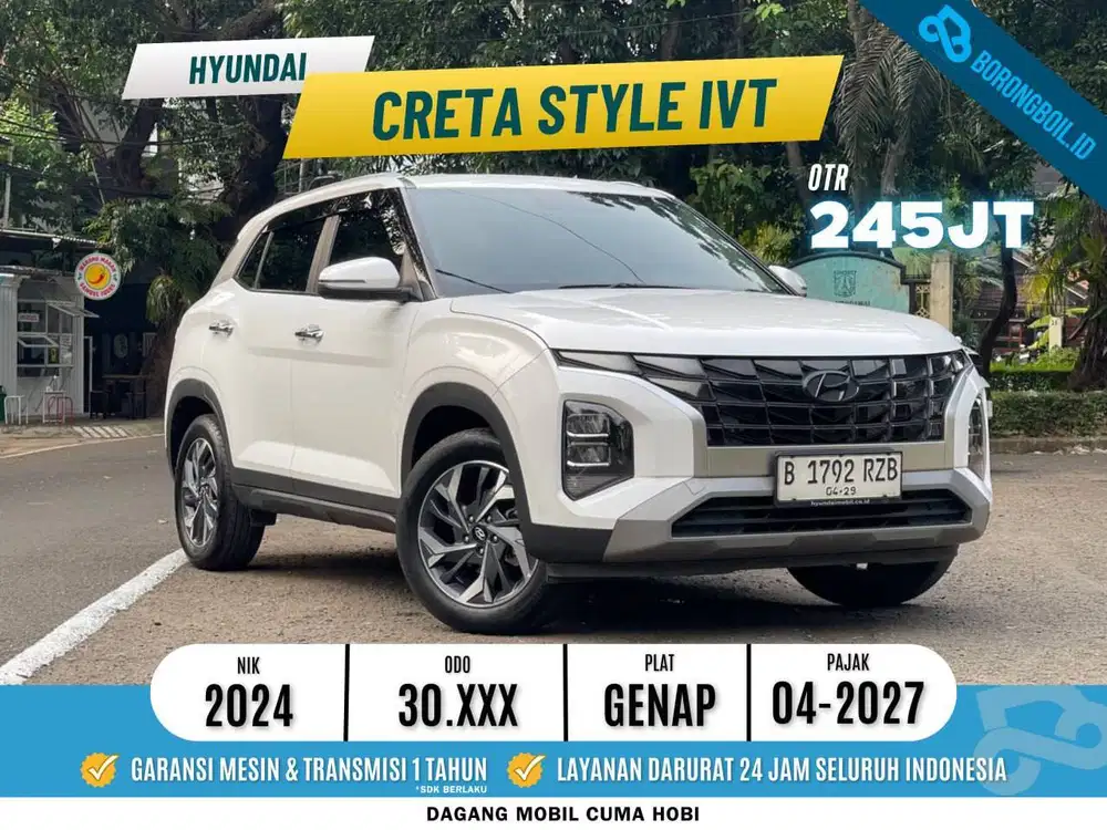 Hyundai Creta Style ivt 2024 Putih