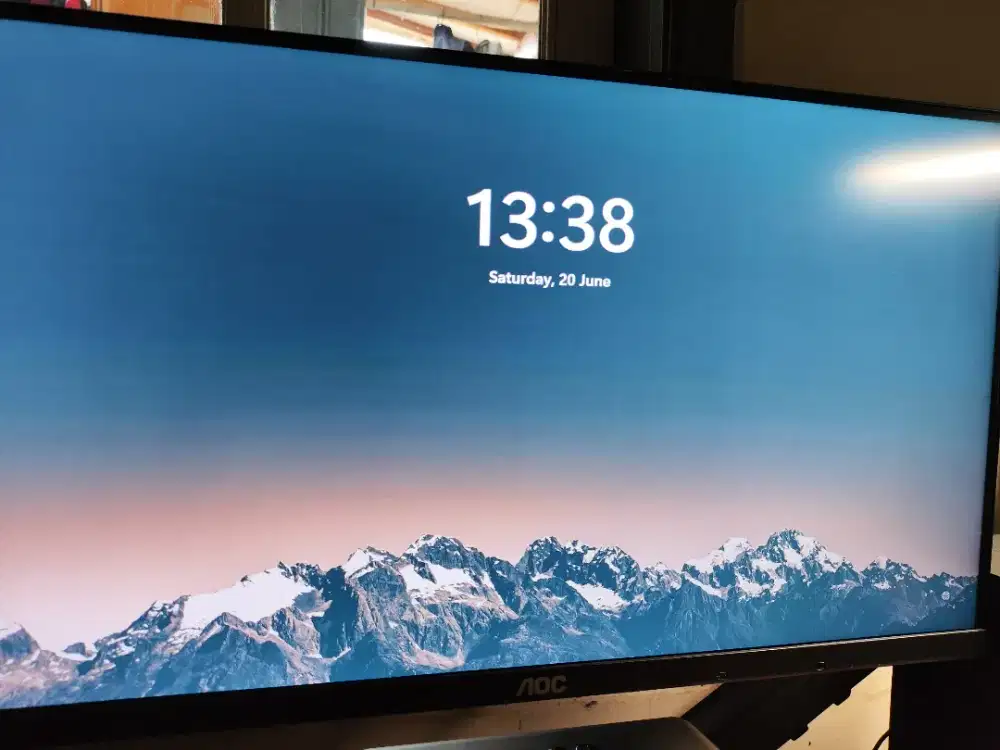 Monitor AOC 22 Inch Fullhd 75hz Mulus