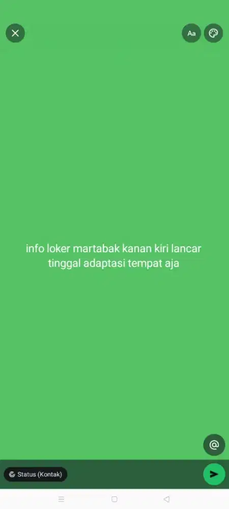 info loker martabak kanan kiri lancar