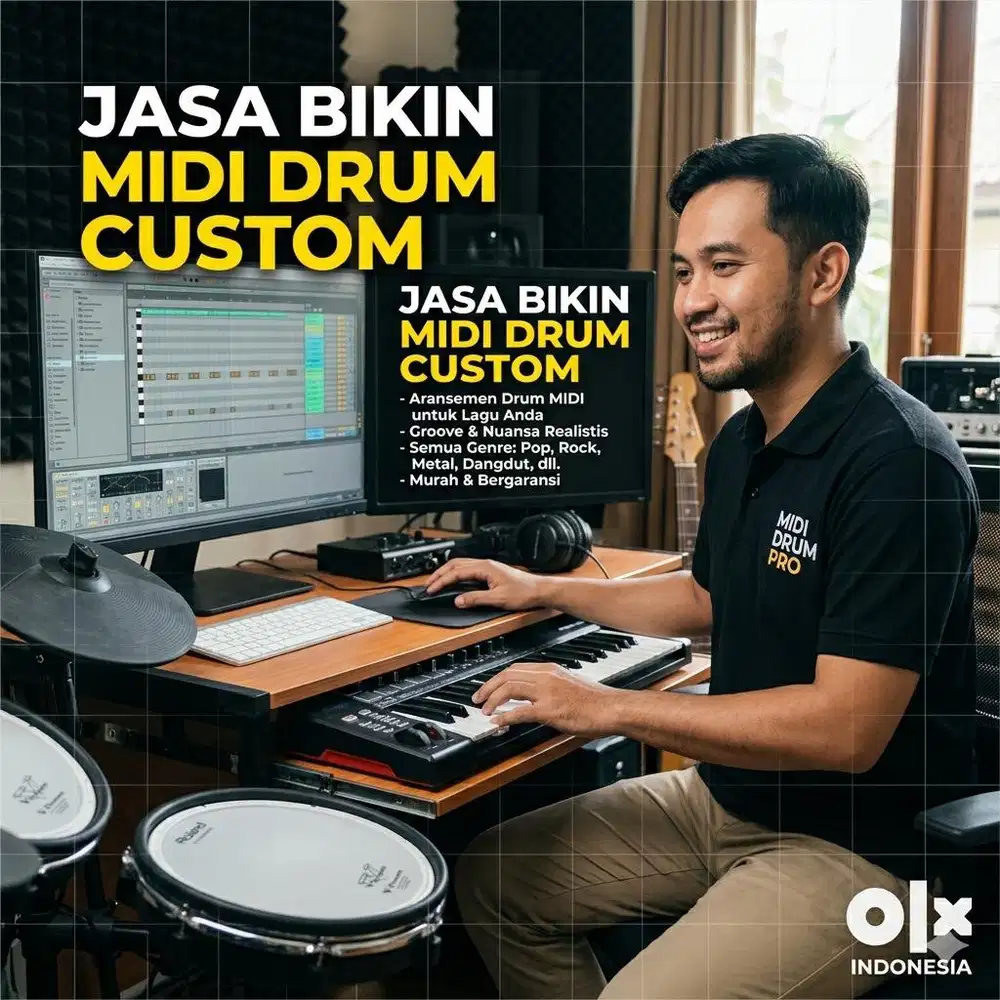 Jasa Bikin Midi Drum Murah