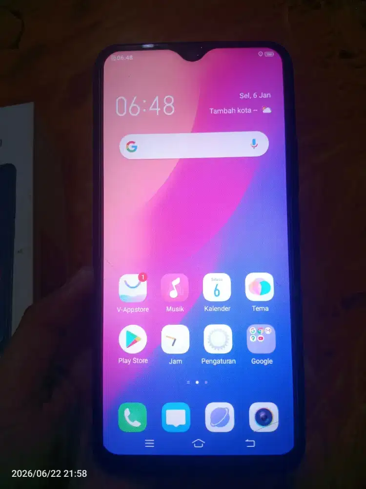 Vivo y12 ram 3/32