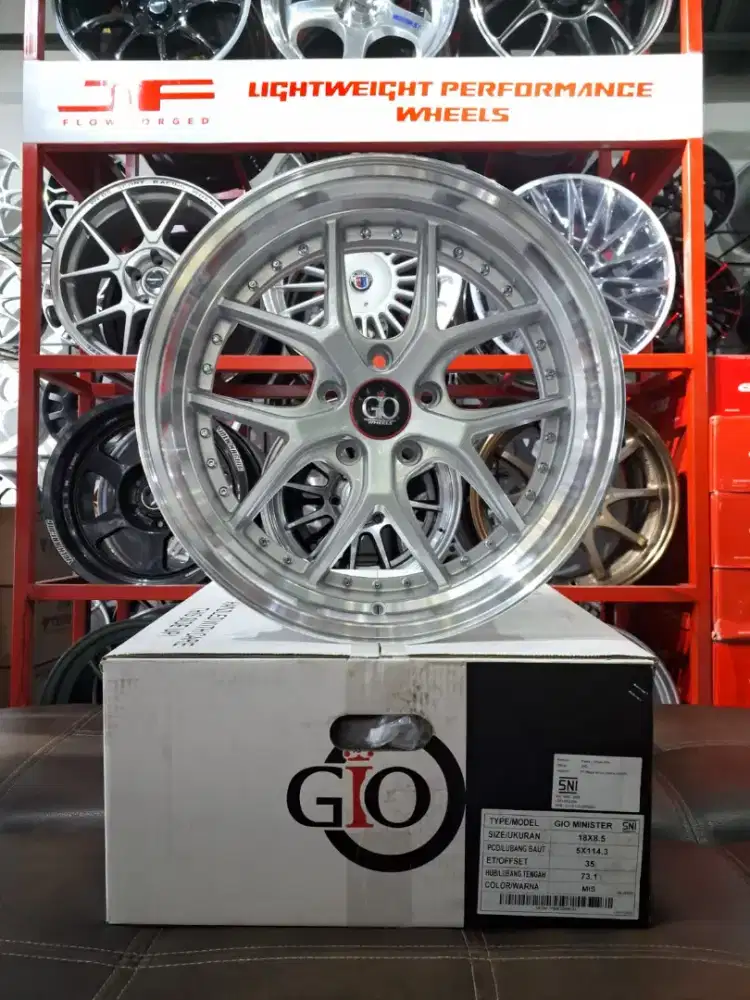 Velg gio minister r18 5x114 lbr8,5 et35