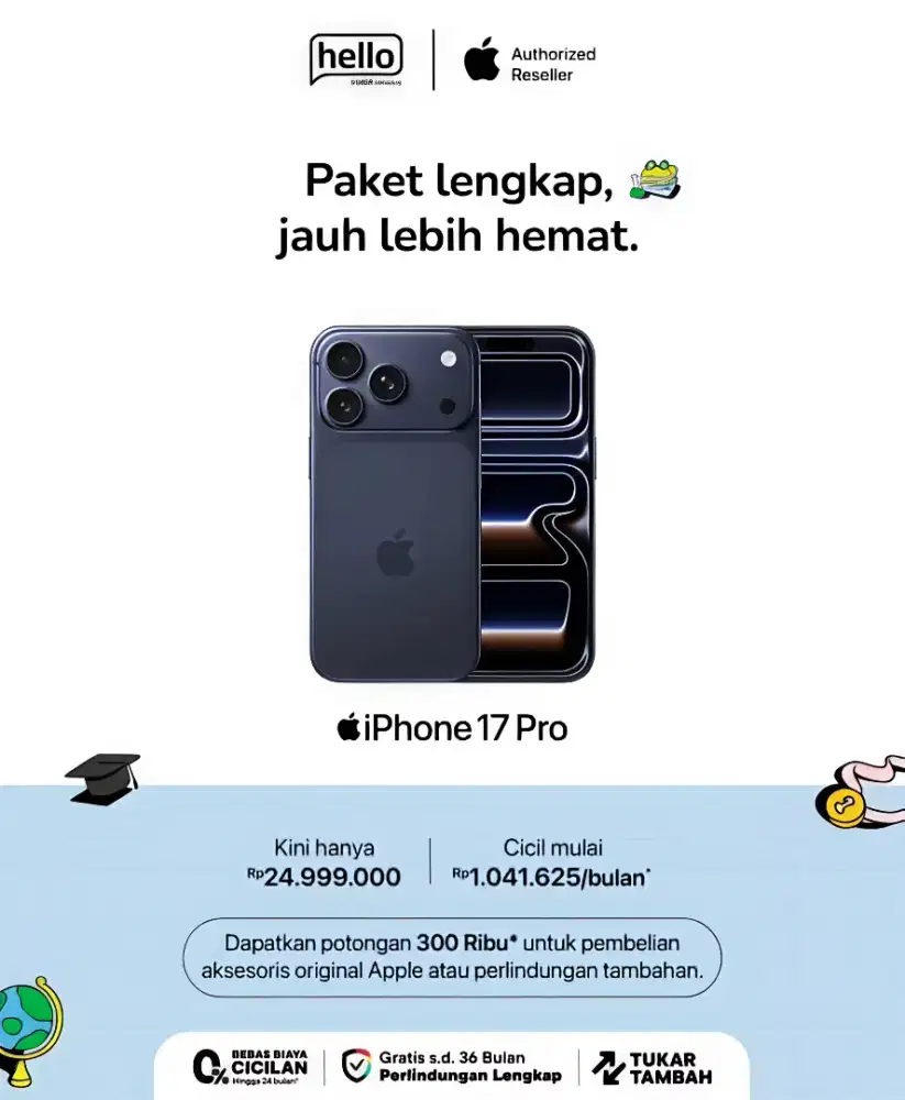 Cicilan 0% iPhone 17 Pro