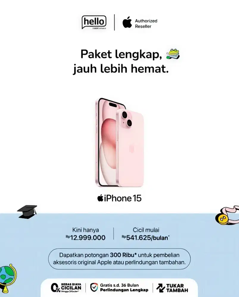 Cicilan 0% Iphone 15