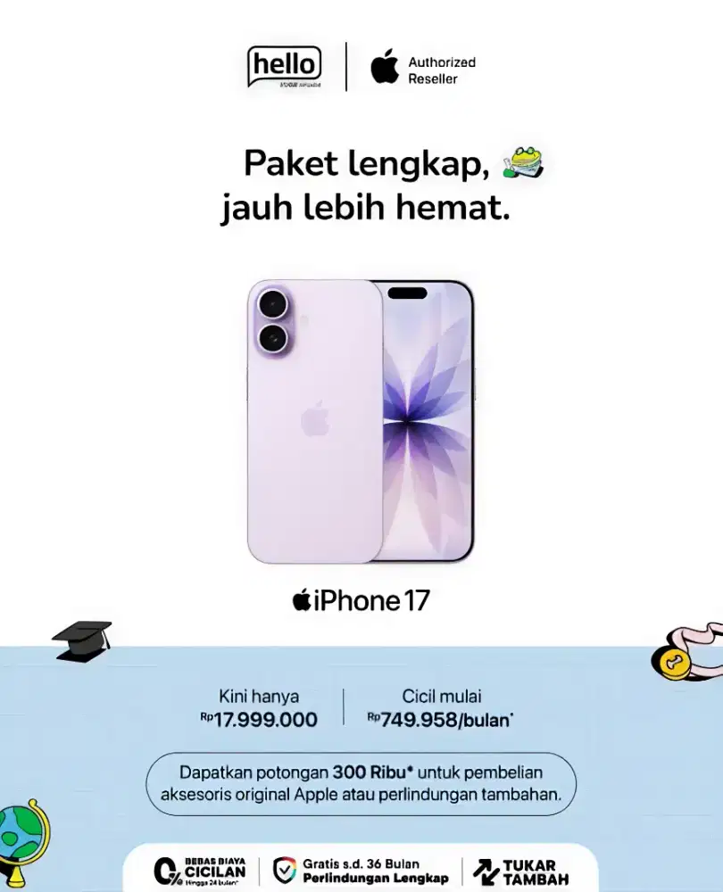 Cicilan 0% Iphone 17