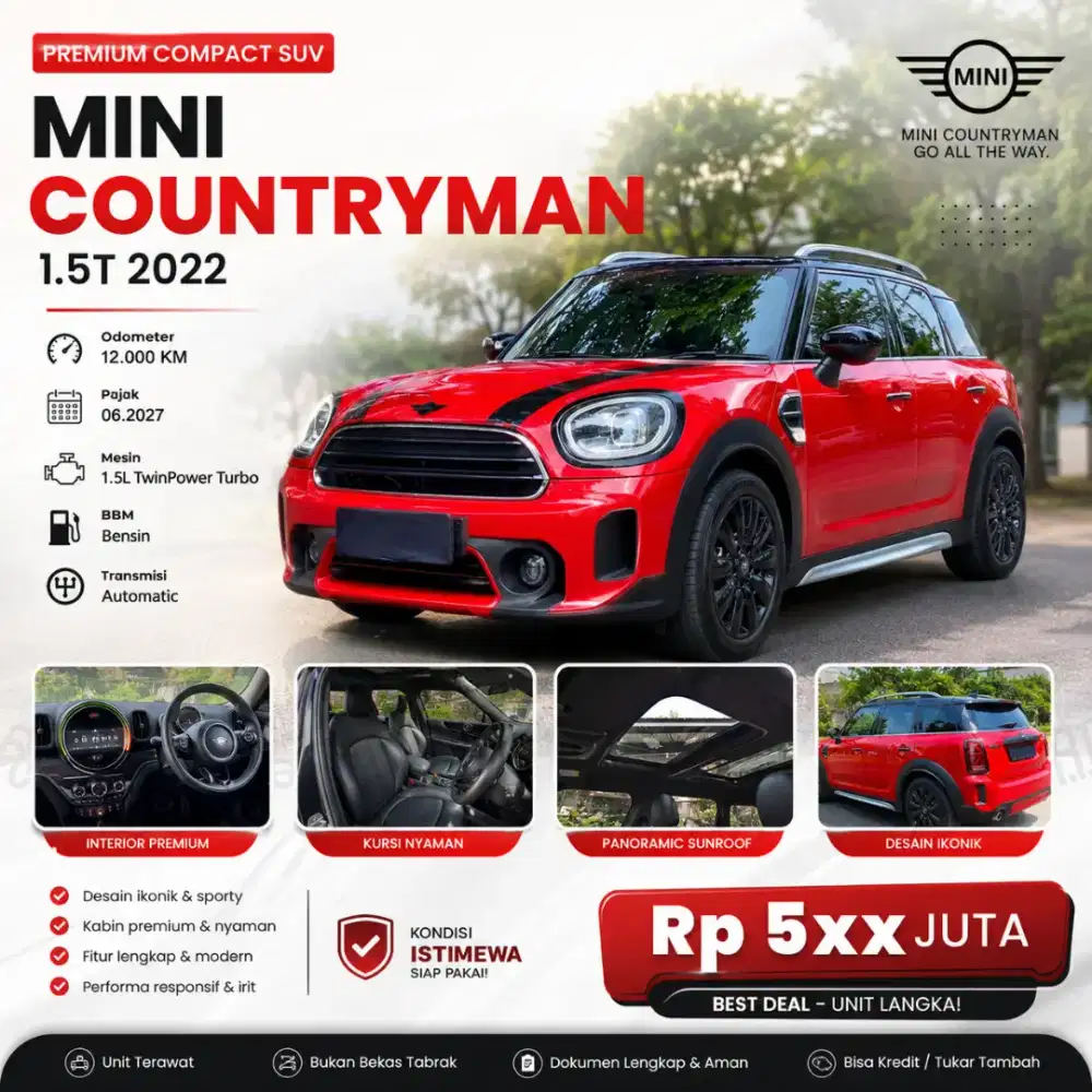 [FACELIFT] MINI COUNTRYMAN 1.5T F56 2022 / 2023