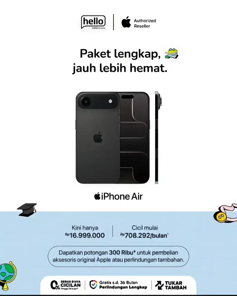 Cicilan 0% Iphone 17 Air