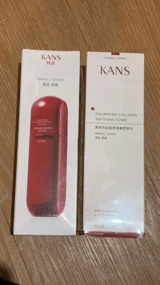 Kans Collagen Face Lotion and Toner