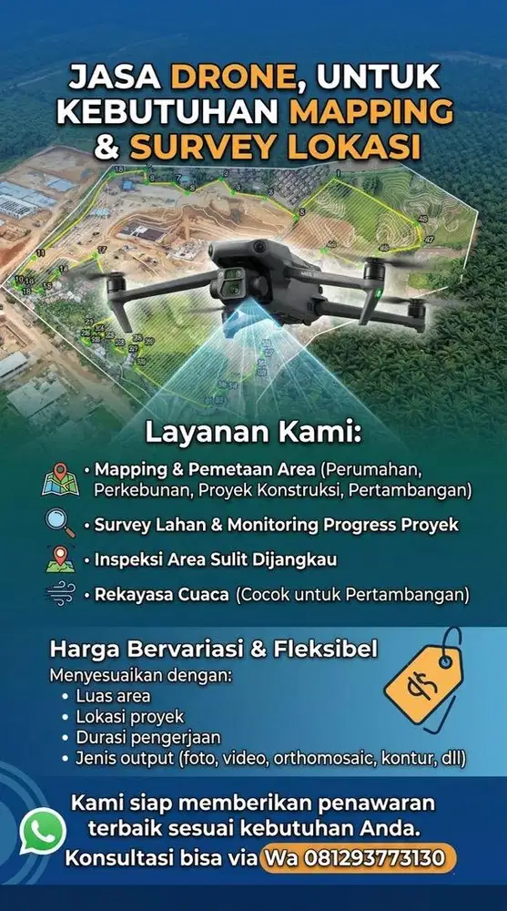 JASA DRONE MAPPING & SURVEY